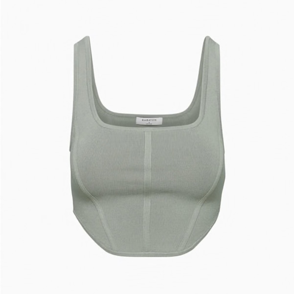 Babaton Sculpt Knit Bustier Tank Top